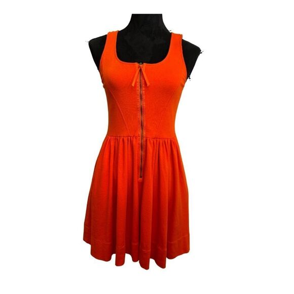 Rebecca Taylor Jamillah Dress Orange - Picture 2 of 9